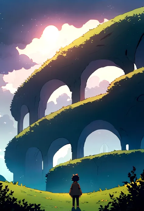 imagem 16:9 landscape shape:  lofi boy