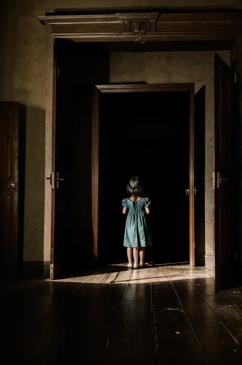 One day, some children from the village decided with great enthusiasm to enter the mansion. Despite the darkness, they kept reassuring each other and ventured further inside. Slowly, they made their way inside where the silence began to feel even more eeri...