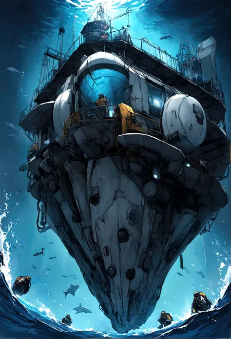 The SCPF Leviathan is a state-of-the-art deep-sea research and containment vessel commissioned by the SCP Foundation for the purpose of exploring, monitoring, and securing underwater anomalies. Equipped with advanced technology and reinforced against extre...