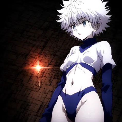 killua ahegao navel lamia body