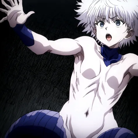 killua ahegao navel lamia body