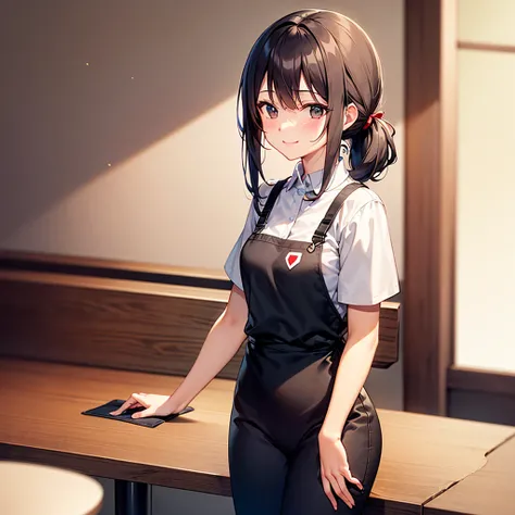 Physical Description:
- Face:Aiko has an oval-shaped face with large, warm brown eyes that sparkle with kindness. Her hair is long, straight, and black, tied in a low ponytail with a red ribbon. She has fair skin with a slight blush on her cheeks, giving h...