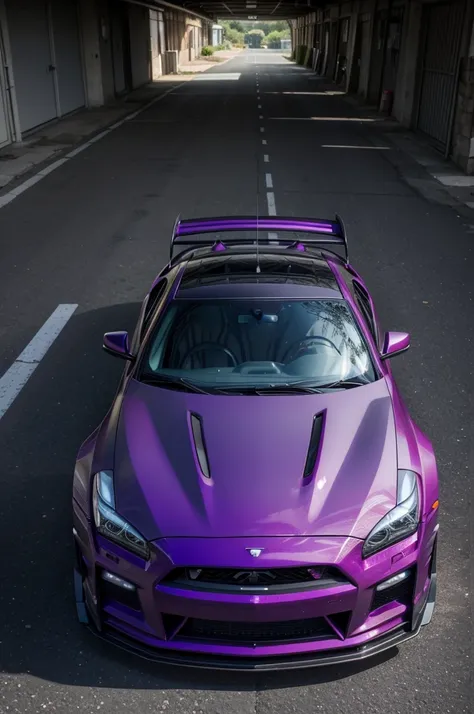 create a purple gtr r34