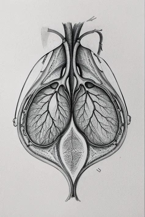 Drawing of the lungs when exhaling