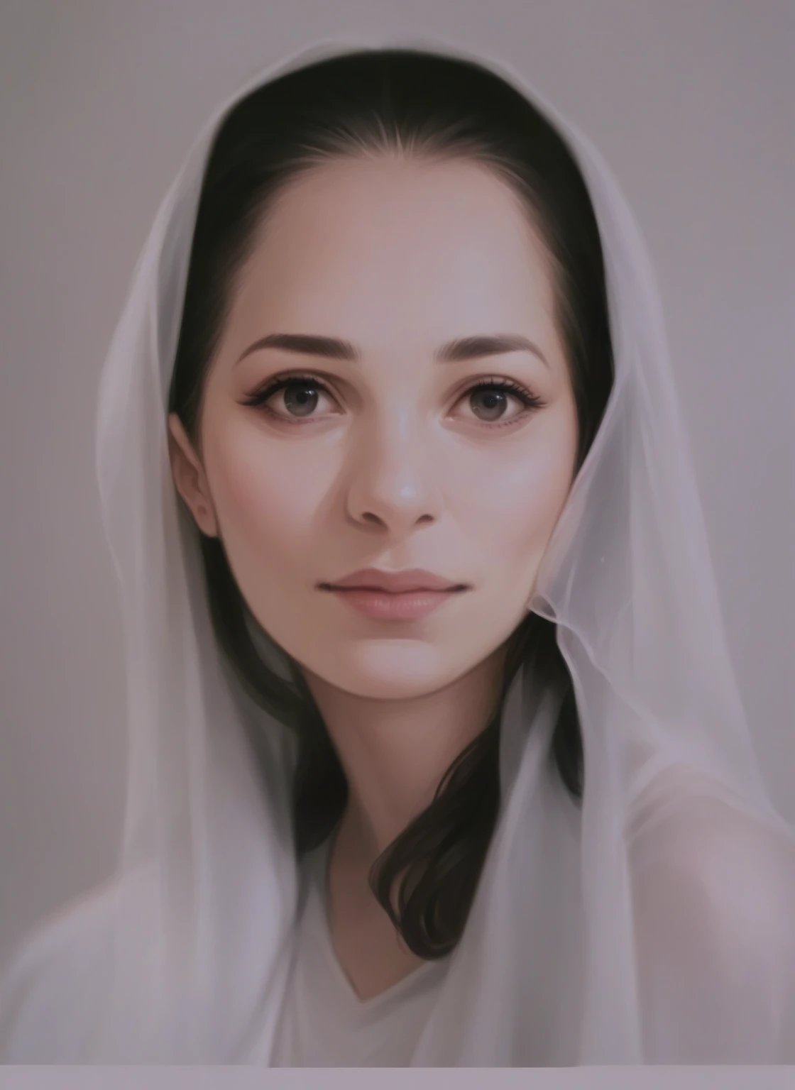 white veil women, realistic skins