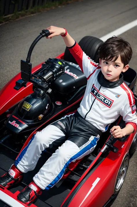 Make a boy in karting