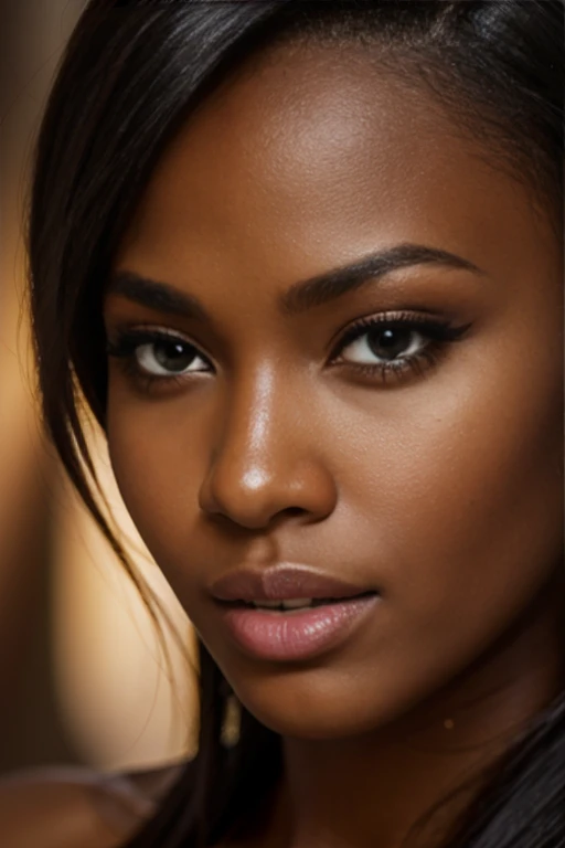 (Masterpiece:1.2, 8k resolution, RAW photo, best quality, hyper-detailed), award-winning full-body picture of a stunning Nigerian 1supermodel, perfect oval face, (highest detailed eyes and pupil), perfect almond eyes, sexy, digital photography, broken glas...