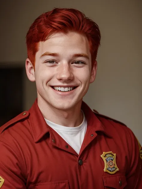 First there was O’Malley. He was one of the youngest firefighters
and couldn’t have been too much older than me. He had creamy white
skin and bright red hair. He was always smiling like he had a secret
that no one else knew about