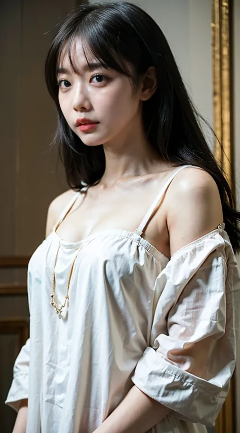 (masterpiece:1.2),(8K high resolution), (Highest quality), (RAW Image Quality), (that&#39;Realistic:1.37), ,Big eyes,Long eyelashes,that&#39;Exquisite,（Live-action realistic style）,The ultimate face,Realisticな光と影,Distinctive facial features,Milky skin,Fair...