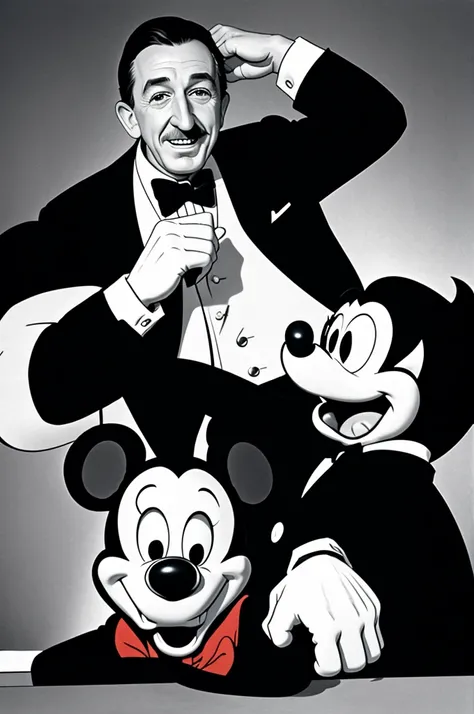 Walt Disney being killed by Goofy