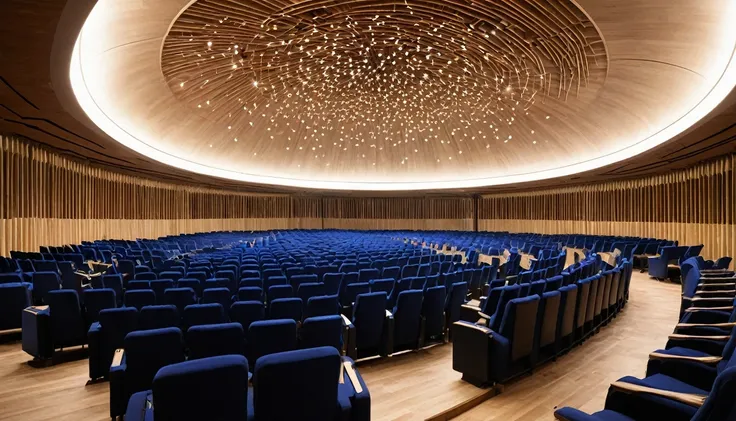 Description of the Theater’s Internal Environment:

The theater is a modern and welcoming space, with a unique configuration that places all seats in the center of the room, offering a perfect view of the 360º circular stage. The structure is predominantly...