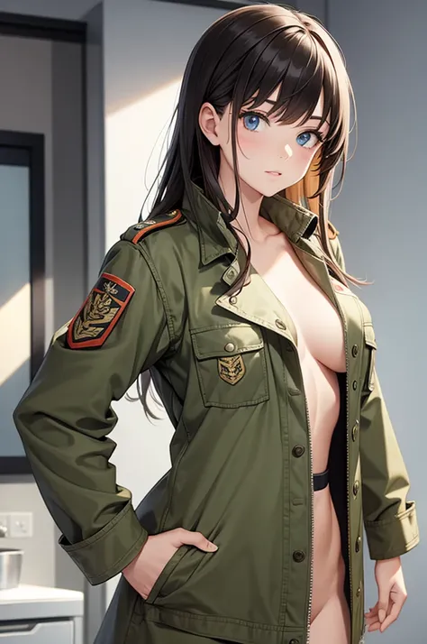 naked military jacket