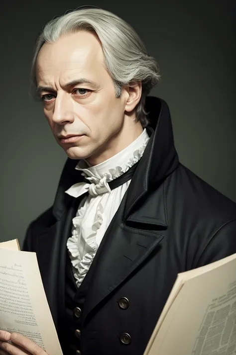 Create a realistic photo of Immanuel Kant 