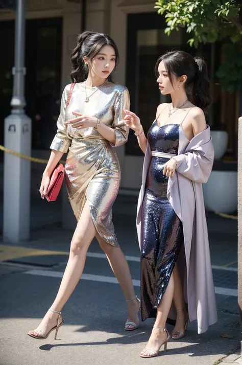 Style Interpretation：The fashionable and noble style of the chaebol daughter，The emphasis is on maintaining traditional elegance，Incorporating the latest fashion elements，Showing a sense of temporality that is both modern and。This style is suitable for imp...