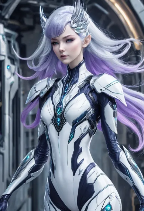 Lyra (Second-in-Command):
   - Genetically engineered humanoid with pale lavender skin and silver hair
   - Empath with limited telepathic abilities
   - Wears a form-fitting white bodysuit with psionic amplifiers
