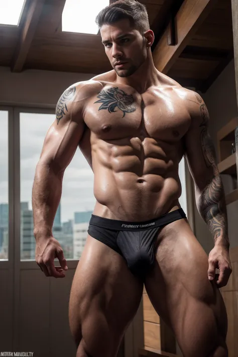 Hombre arafed with tattoos en el pecho y el pecho, cuerpo musculoso tattooed, inked, with tattoos, cuerpo completamente tattooed, cuerpo tattooed, hombre tattooed, profile picture, fitness model, tattooed, grated, profile picture, Josh Negro, abdominales s...