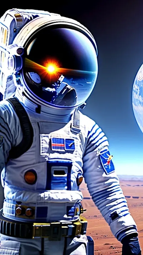 astronaut、Exploring an unknown planet、Alien Encounter