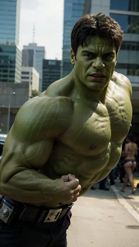 Hulk as a cop