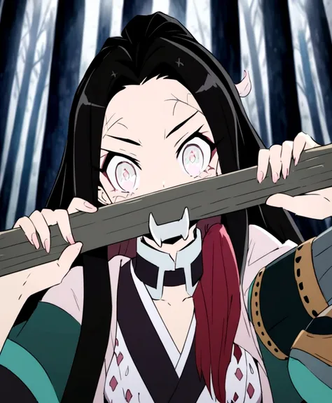 Demon slayer,anime,amazing, masterpiece,full colors ,nezuko