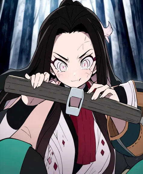 Demon slayer,anime,amazing, masterpiece,full colors ,nezuko