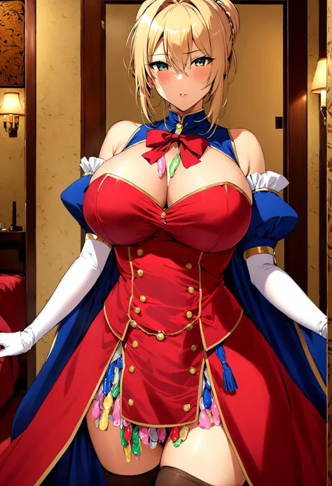 best quality Saber big breasts noble outfit House made from condoms 