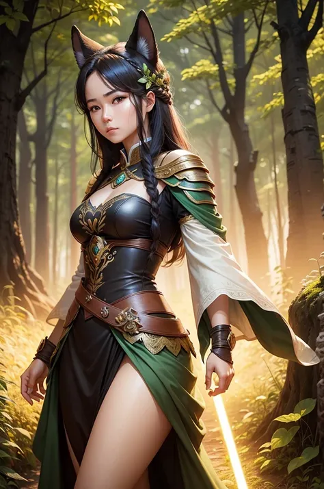 Character of a woman Guardian of the forests, she can transform into animals and use the force of nature.