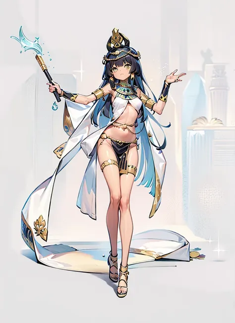 sexy，beauty，charm，half naked，enchanting，graceful，graceful，charm，egyptian style，queen of beauty，girl，flat chest