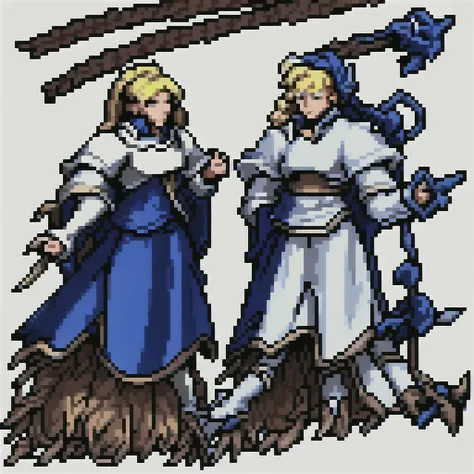 man long blonde hair blue eyes white skin knight outfit