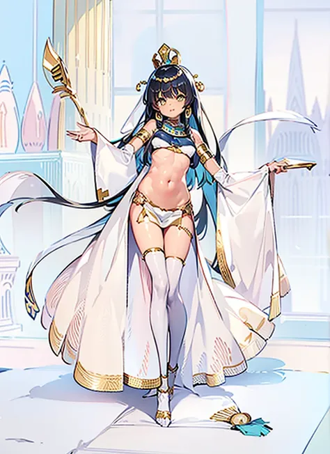 sexy，beauty，charm，half naked，enchanting，graceful，graceful，charm，egyptian style，queen of beauty，girl，flat chest，white，light gauze...