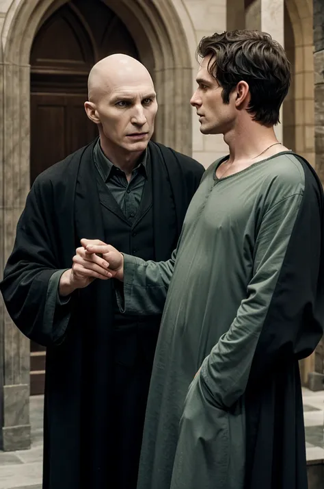 Voldemort and harry if they were friends 
