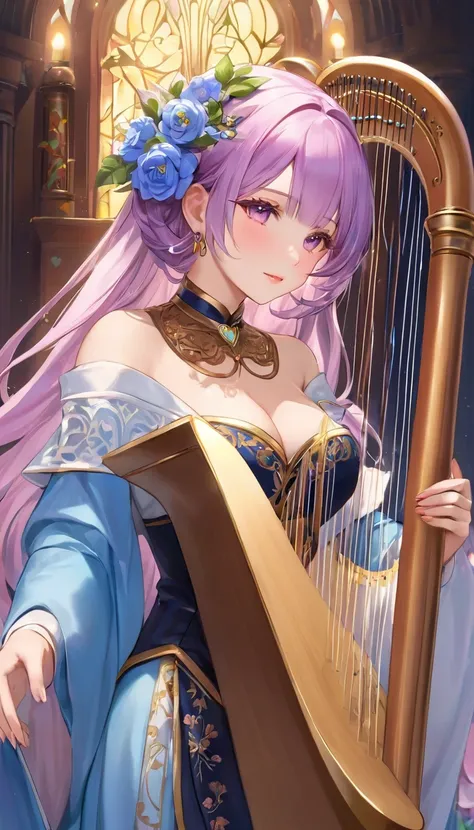 {{{{{16k}}}}}, {{{{{She is forcibly transformed into a harpist, and when a large amount of saint Hormones is poured into her, her breasts become even larger and deeper with cleavage, her eyes and skin are changed to be neatly smoother, Her hair is replaced...