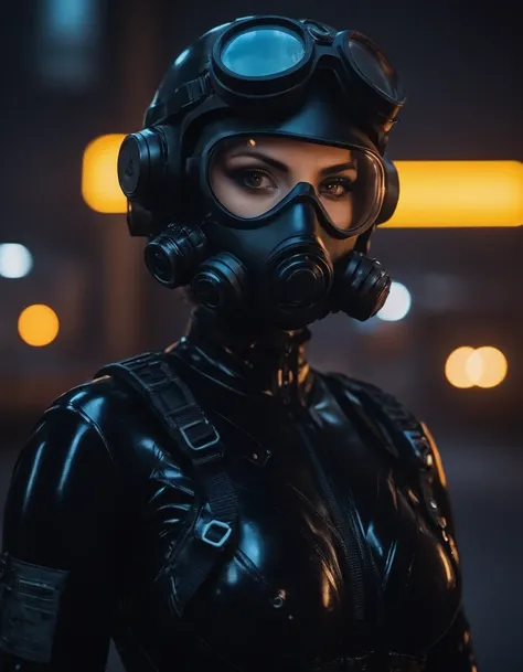 cinematic photo portrait of (((ohwx woman))) by greg rutkowski, she is about 30 years female wearing black tactical gear of the galactic triun Digital Art. In style anime trending on artstation deviantart pinterest detailed realistic high resolution hd 8k ...