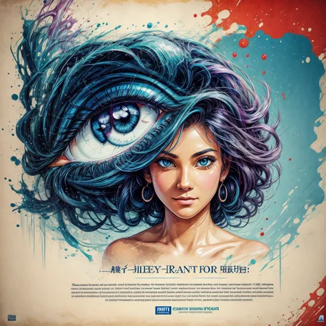 Eye-catching advertising poster 