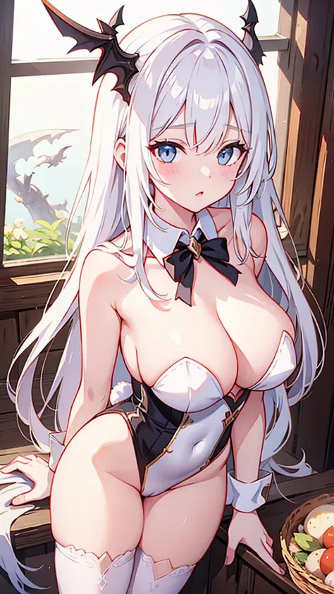 White Hair Girl, ,Rabbit, Half Dragon　Sex