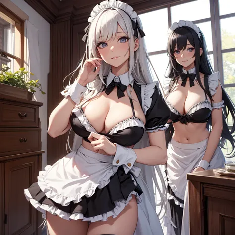 Maid can see her bikini devajo