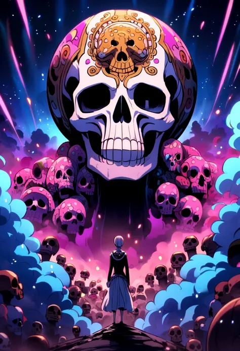 Cosmic, Skull, overwhelming, one piece