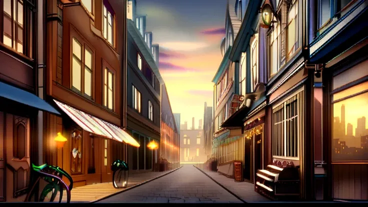 Scenery, anime scenery, London Victorian era, cityscape, victorian, anime, city, England 