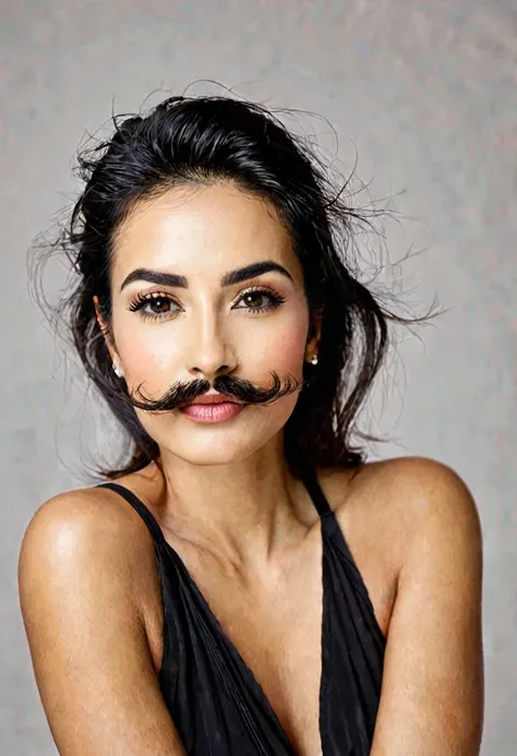 woman with facial hair