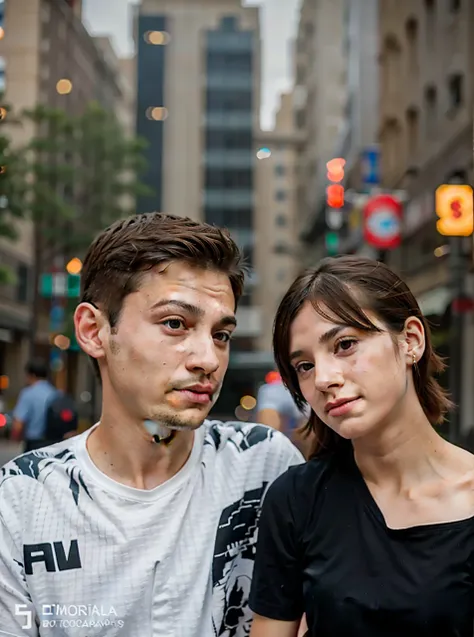 realistic photography, 1boy,1girl,bokeh