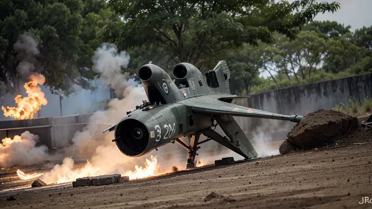 terno in firing position