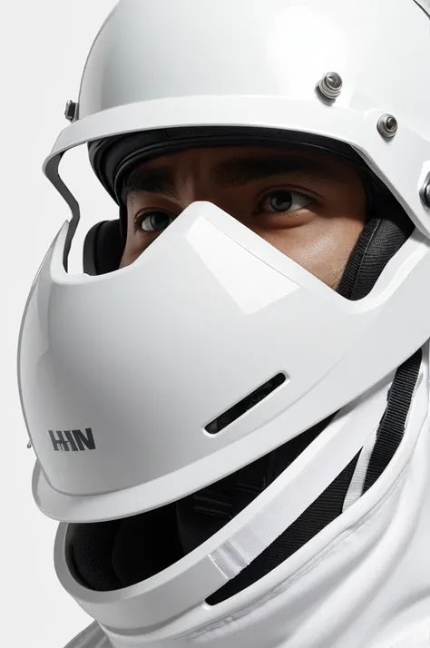 A white background image with an engineer helmet and a construction 