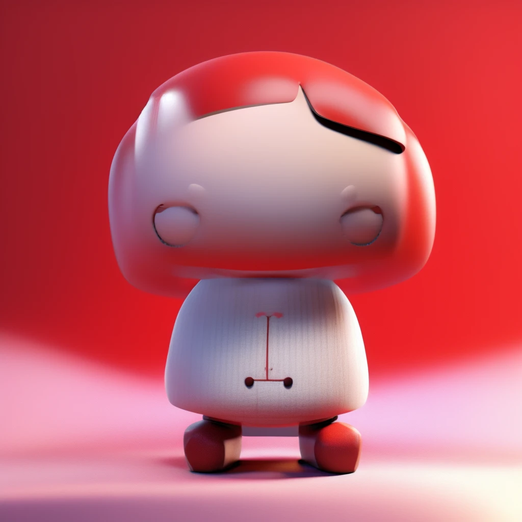 a close up of a cartoon girl with a red dress and brown shoes, animation character, 3 d character, 3d character, cute 3 d render, 3 d character render, cute character, cute cartoon character, stylized character, character is in her natural pose, character ...