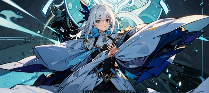 High quality white-haired beauty Bailong