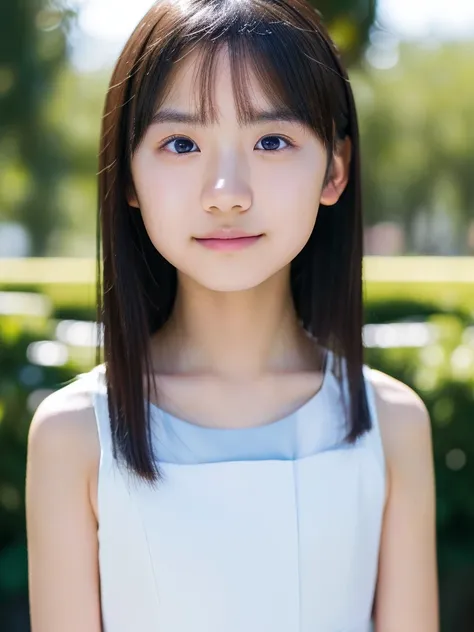 12 years old, (japanese famous idol:1.4) (1cute girl:1.4) (very young face:1.4) best quality, face focus, soft light, ultra high...