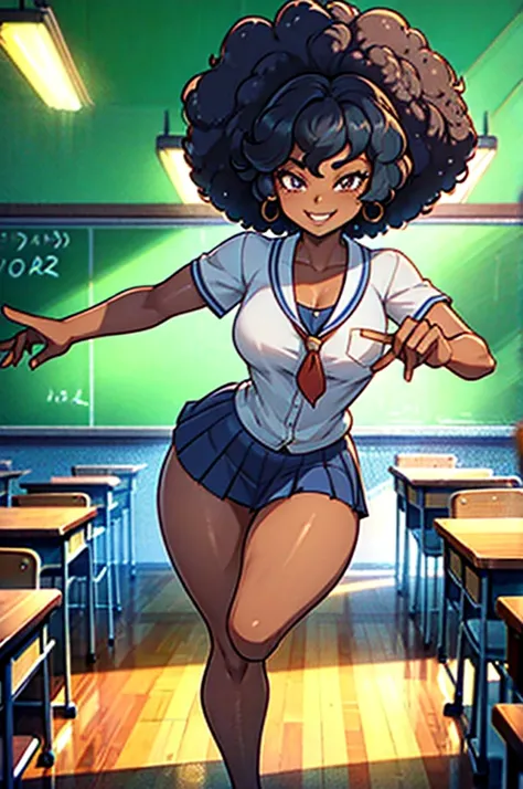 HD, dark skinned, young girl, age 8, humanoid, honey, black afro hair, (((afro hair))), Jackie Parris, ((((Jackie Parris)))), full body cgsociety, 3 d character art, full character body, detailed full body concept, stylized character, erotica, ((young girl...