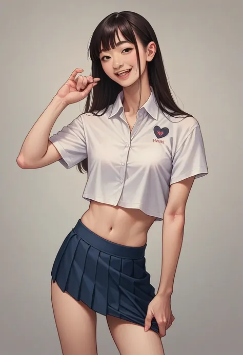 Realistic,asian,school girl,skinny,joyful,sexy,many boyfriends,