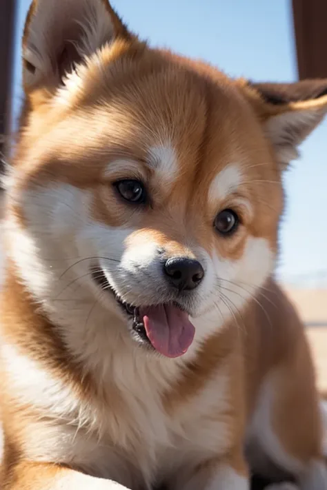 Shiba Inu、cute、be happy、Bushy