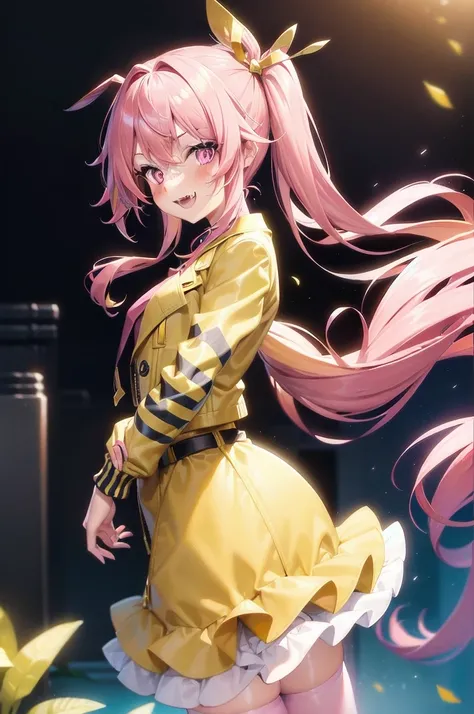 ((solo))),(((1 girl))), beautiful, illustration, extremely detailed skin, masterpiece, best quality, vibrant colors, depth of field, cinematic lighting, sharp focus, (anime screencap:1.1), blush, big smile, (((shiny skin))), stadium,, ((no humans)), (((loo...