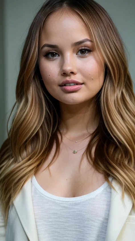 raw photo, debby ryan, (high detailed skin:1.2), 8k uhd, dslr, soft lighting, high quality, film grain, fujifilm xt3