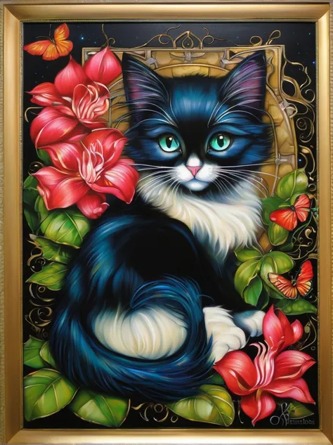 feline animal painting, Jasmine Becket-Griffith